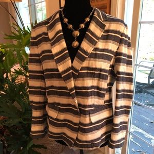 Striped Blazer